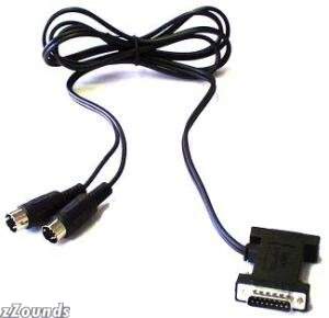 Connections Sound Card MIDI Cable 12 ft (Windows/DOS)