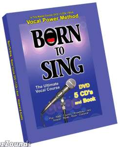 Vocal Power Institure Born to Sing Complete Course Book and CDs