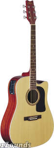 Washburn D10SCELH Left-Handed Cutaway Acoustic-Electric Guitar reviews