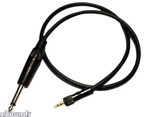 X2 Digital Premium Instrument Cable for X2 Digital Wireless System (Straight 1/4 TS Inch to Locking 1/8 Inch TRS)