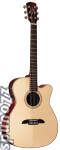 Alvarez MF80C Grand Concert Cutaway Acoustic-Electric Guitar (with Case)