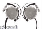 Audio Technica ATHEM7GM Aluminum Clip-On Headphones