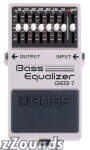 Boss GEB7 Bass Equalizer Compact Effects Pedal - 7 Band Graphic