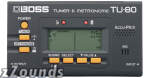 Boss TU80 Chromatic Tuner and Metronome