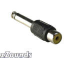 CBI RCA Female To 1/4-inch Male Connector