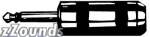 CBI Large 1/4-inch Male 2-Conductor Connector