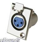 CBI XLR Female Panel Mount