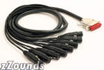 CBI Multi-Track Snake with Mogami Cable (25 Pin D-Sub To 8 XLR Female)