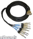 CBI Multi-Track Snake with Mogami Cable (25 Pin D-Sub To 8 TRS)
