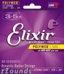Elixir 11050 12-String Polyweb Acoustic Guitar Strings (Light, 10-47)