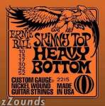 Ernie Ball 2215 Skinny Top Heavy Bottom Electric Guitar Strings (10-52)