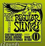 Ernie Ball 2221 Regular Slinky Electric Guitar Strings (10-46)