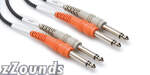 Hosa Dual Instrument Cable (1/4 inch Phone to 1/4 inch Phone)