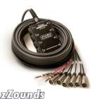 Hosa Little Bro Snake (XLR x 6 to 1/4 Inch x 2)