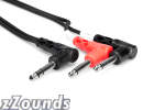 Hosa STP201RR Right Angle Insert Cable