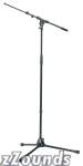 K&M 210/9B Heavy-Duty Tripod Microphone Boom Stand