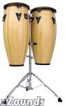 Latin Percussion LPA646 Aspire Conga Set with Double Stand