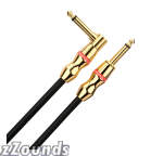 Monster Rock Guitar Cable with 1 Angled and 1 Straight Plug