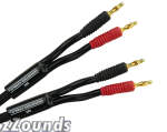 Monster Cable Studio Pro 1000 Speaker Cable (Banana to Banana Plugs)