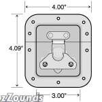 Session Small Recessed Butterfly Catch
