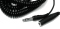 Hosa Coiled Headphone Extension Cable - 25 feet (Female 1/4 inch Phone to Male 1/4 inch Phone) (Model HPE225)