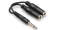 Hosa Y Cable - 6 inch (Mono 1/4 inch Phone Male to 2 Mono 1/4 inch Phone Female) (Model YPP111) reviews