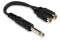 Hosa Y Cable - 6 inch (Mono 1/4 inch Phone Male to 2 RCA Female) (Model YPR103) reviews