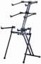 QuikLok QL699 Heavy-Duty Sit Down H Keyboard Stand - Three-Tier