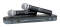 Shure PG288/PG58 Dual Vocal Wireless System