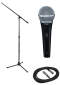 Shure PG58BTS Microphone Package with Mic Stand and Cable Reviews