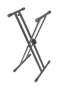 World Tour DXKS Double X Keyboard Stand