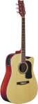 Washburn D10SCE Solid Top Acoustic-Electric Cutaway Guitar
