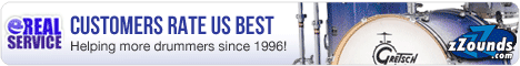 Drums small banner